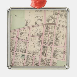 Brown University Metal Tree Decoration