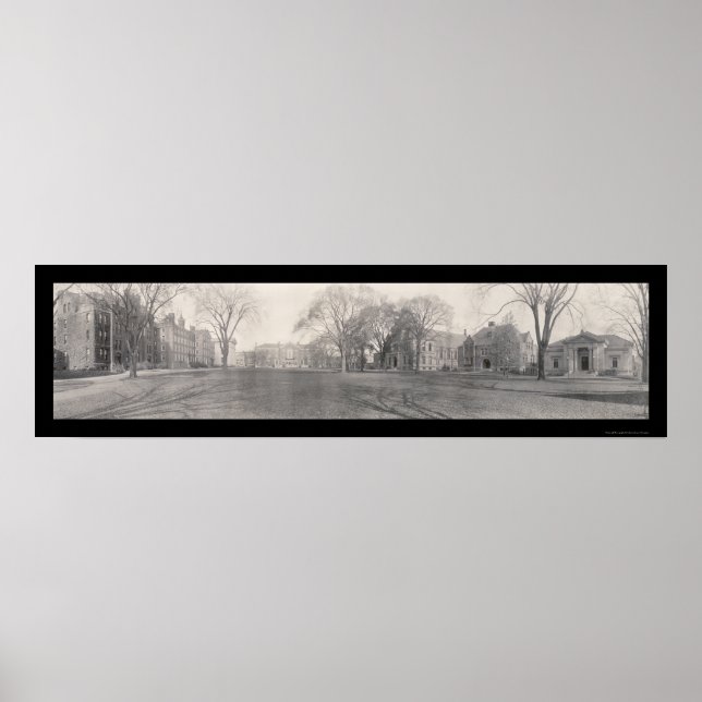 Brown University RI Photo 1909 Poster (Front)