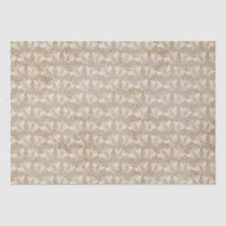 Brown Vintage Rustic Bumble Bee Pattern Tissue Paper