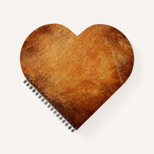 Brown vintage shaded leather notebook
