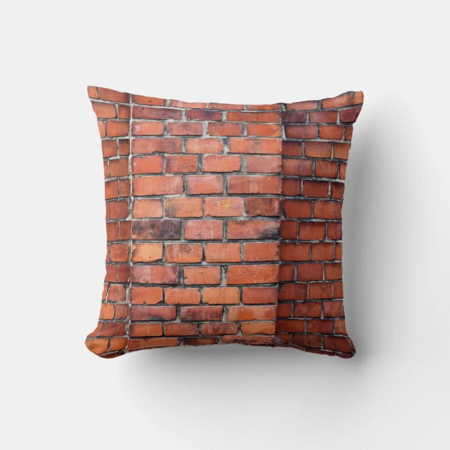 Brown wall brick cushion (Front)