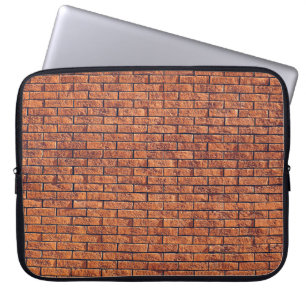 Brown wall cladding laptop sleeve