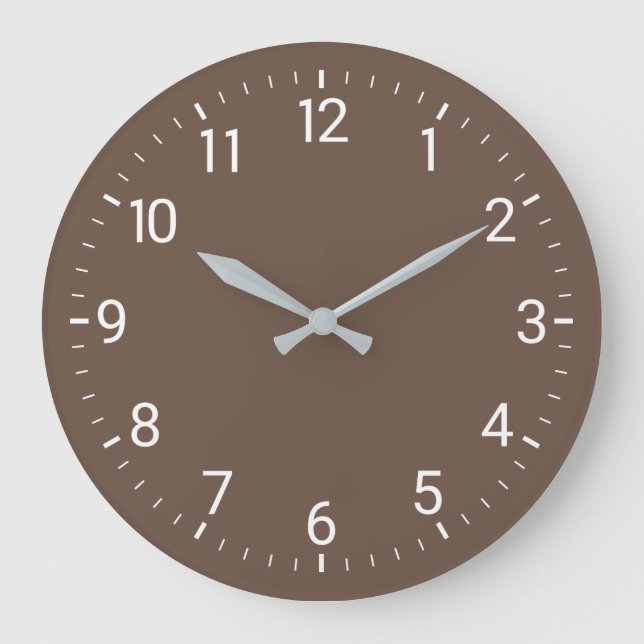 Brown Wall Clock (Front)