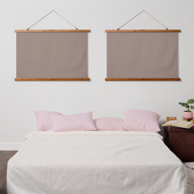 Brown Wall Tapestry | Neutral Canvas Decor (Bedroom)