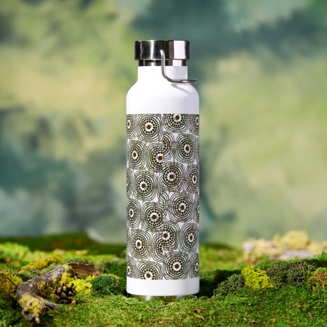 Brown water bottle, fabric design, ankara water bottle (Outdoor)