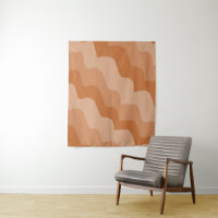 Brown wavy ocean waves pattern 