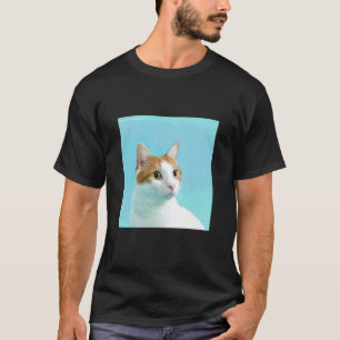 brown white cat_001 T-Shirt