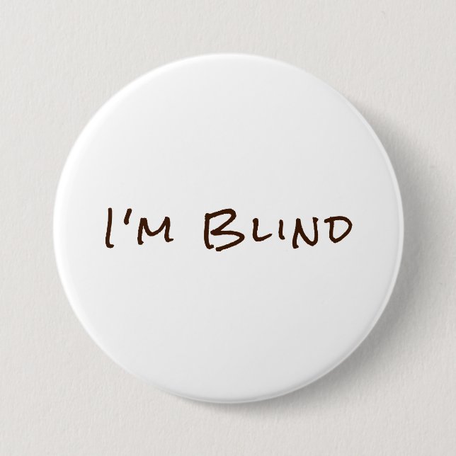Brown White Eye Doctor Button (Front)