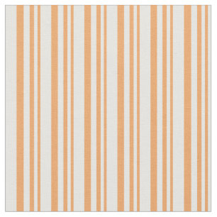 Brown & White Pattern Fabric