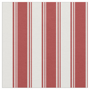 Brown & White Stripes Pattern Fabric