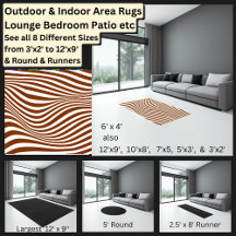 Brown White Waves Optical Illusion, Area