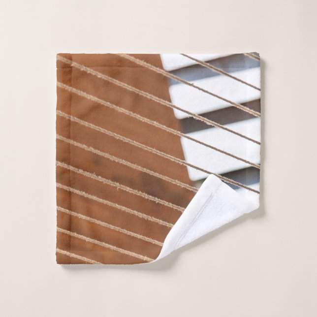 Brown window blinds during daytime wash cloth (Wash Cloth)