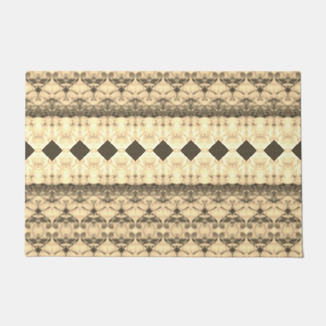 Brown With Cream Doormat (Front)