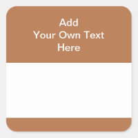 Brown with white area and text.