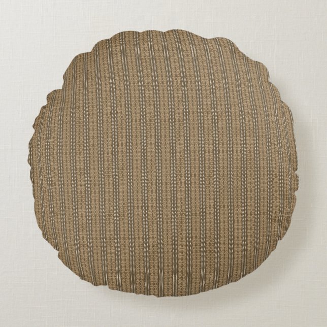 brown, wood, beige, rectangle, grey, flooring, kha round cushion (Front)