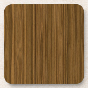 Brown Wood Coaster