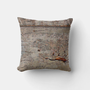 Brown wood cushion