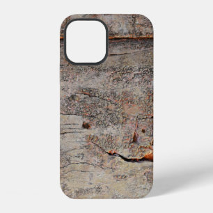 Brown wood iPhone 12 case