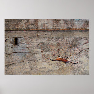 Brown wood poster