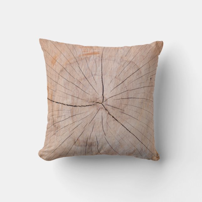 Brown wood slab cushion (Front)