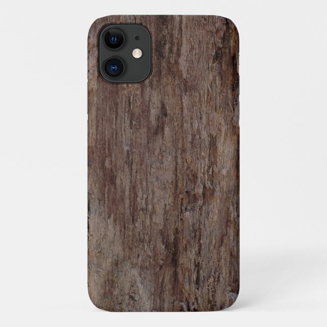 Brown Wooden BarkWooden Bark Case-Mate iPhone Case (Back)
