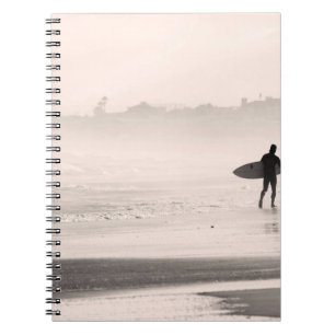BROWN WOODEN DOCK IN FORNT BODY OF WATER NOTEBOOK