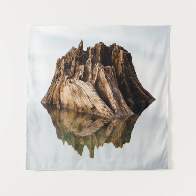 BROWN WOODEN FRAME TAPESTRY (Front)