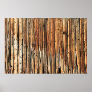 Brown wooden surface poster
