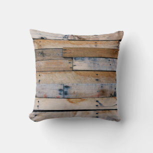 Brown wooden wall cushion