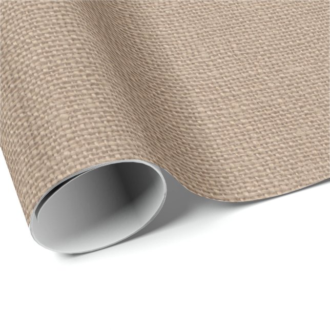 Brown Woven Pattern Wrapping Paper (Roll Corner)
