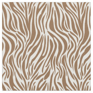 Brown zebra geometric home decoration fabric
