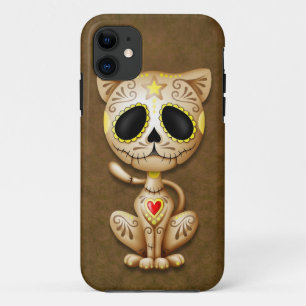 Brown Zombie Sugar Kitten Case-Mate iPhone Case
