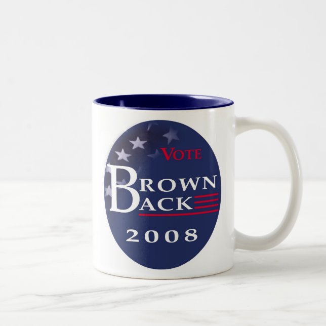 Brownback for President Coffee Mug (Right)
