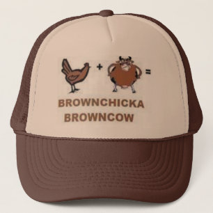 brownchicka browncow trucker hat