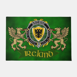 Browne Irish Shield & Griffin Doormat