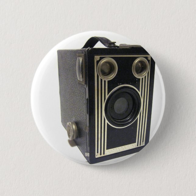 Brownie Antique Camera 6 Cm Round Badge (Front)