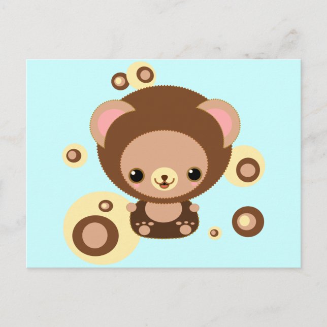 brownie bear postcard (Front)