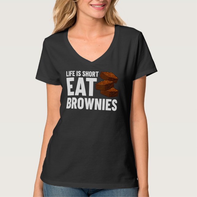 Brownie Cookie Recipe Bars Mix Keto T-Shirt (Front)
