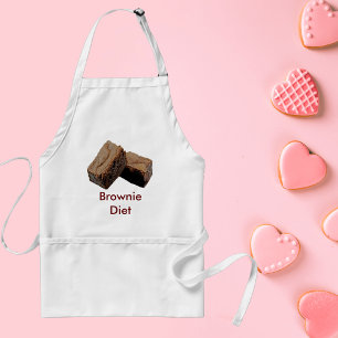 Brownie Diet Humour Chocolate Lover's Baking Standard Apron