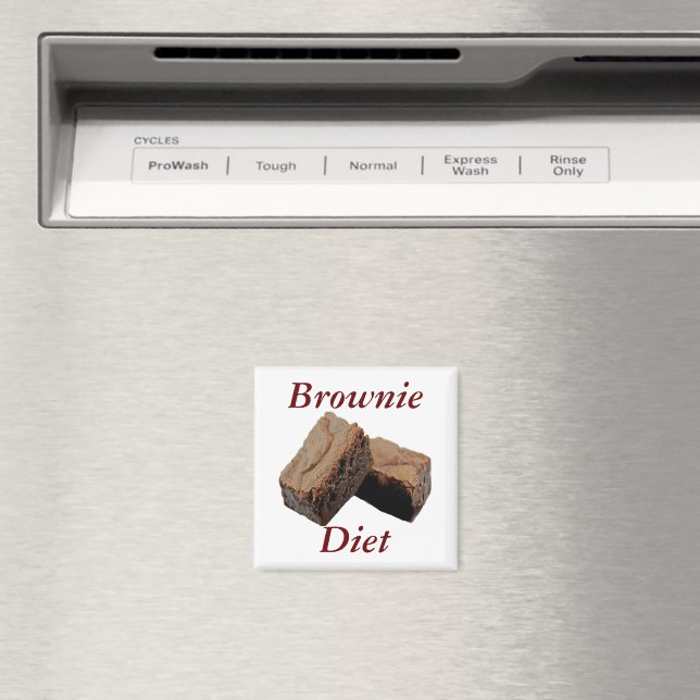 Brownie Diet Magnet (In Situ (Dishwasher))