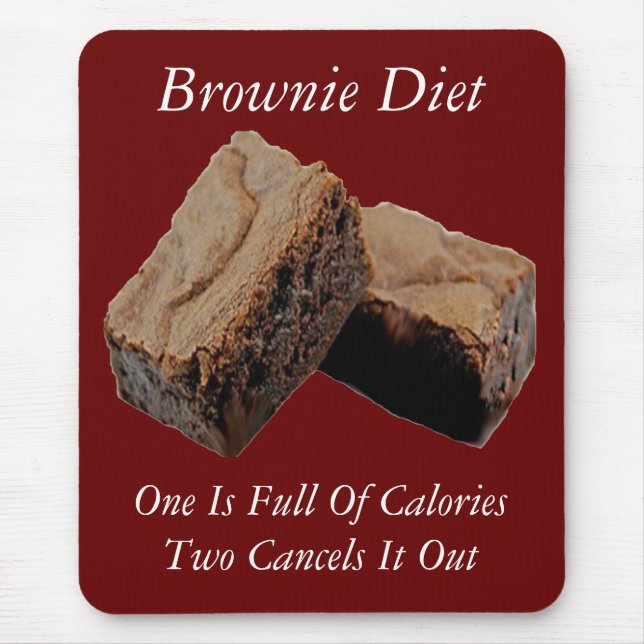 Brownie Diet Mouse Pad (Front)