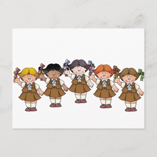 Brownie Group Postcard (Front)