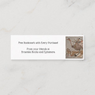 Brownies Riding an Ostrich Loyalty Card