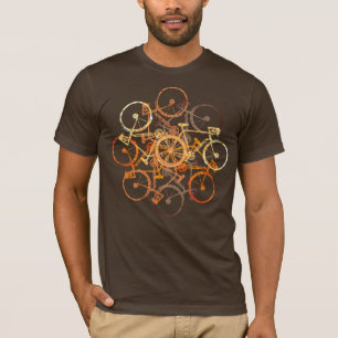 brownish orange bikes . cycling / biking cool T-Shirt