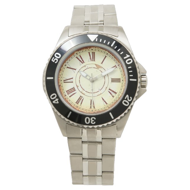 Brownish Vintage Men's Watch (Front)