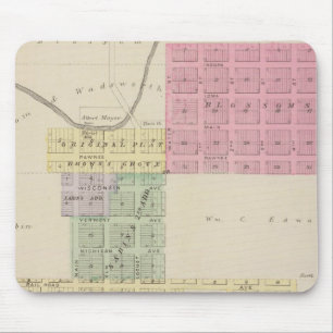 Browns Groveand Burdett, Kansas Mouse Pad
