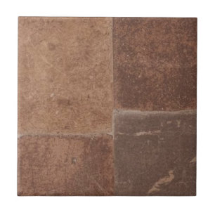 Brownstone vintage rustic simple rustic print tile
