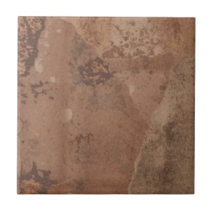 Brownstone vintage rustic simple rustic print tile