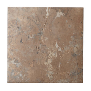 Brownstone vintage rustic simple rustic print tile