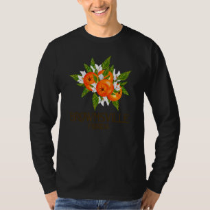 Brownsville Florida Beach FL Vintage Oranges Bloss T-Shirt